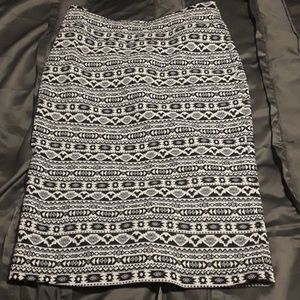 Tribal pattern skirt